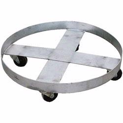 Drum Dollies mobilize anything stored in steel, plastic, or fiber drums.