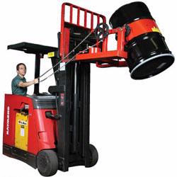 Use your forklift to easily handle the heaviest of drums with drum forklift attachments from Vestil, Morse, and Valley Craft.