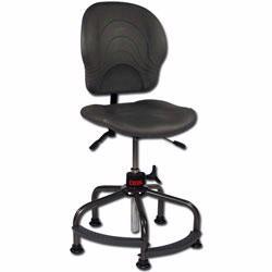 Ergonomic seating can improve worker comfort and productivity. Material Flow carries ergonomic office chairs, utility chairs, industrial chairs and seating accessories from Lyon, Vestil and others.