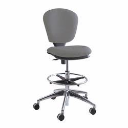 Extended High Rising Chairs features an extra range of high height adjustment. Perfect for counter level workstations in an office or industrial environment.