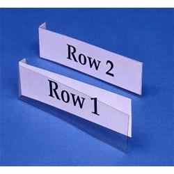 Insertable labels holders are commonly used in offices, warehouses and manufacturing plants. Insertable label holders can be changed on the fly to suit your specific needs. Material Flow sells label holders for less!
