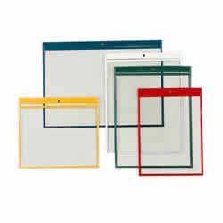 Job Ticket Holders store and protect important documents and paperwork. These very popular, all purpose holders protect and preserve work orders, production schedules, inventory cards and much more from excessive handling, wear and the elements.