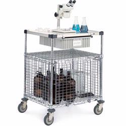Lab carts are designed specifically for laboratory use.
