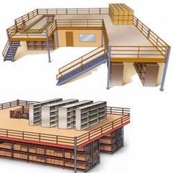 Mezzanines for every application! Clear-Span Mezzanines, Structural Mezzanines, Catwalk Mezzanines and much more! Material Flow can design and install mezzanine systems. Call Material Flow for more information on our mezzanine products and services.