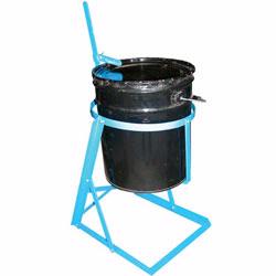 Dispense, tip and crush pails with pail handling equipment from Vestil or Morse.