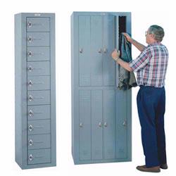 Personal Effects Lockers are perfect for limited spaces where employees need a secure place to store their belongings.
