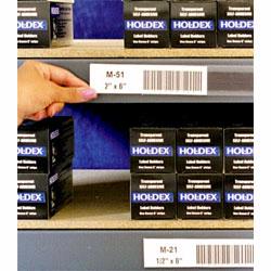 Material Flow carries a large selection of shelving label holders from Aigner Index, in a variety of types and styles.