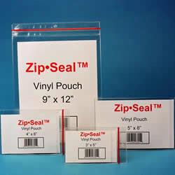 Zip-Seal Vinyl pouches are perfect for labeling or packaging parts, documents, warranties, instruction booklets and more.
